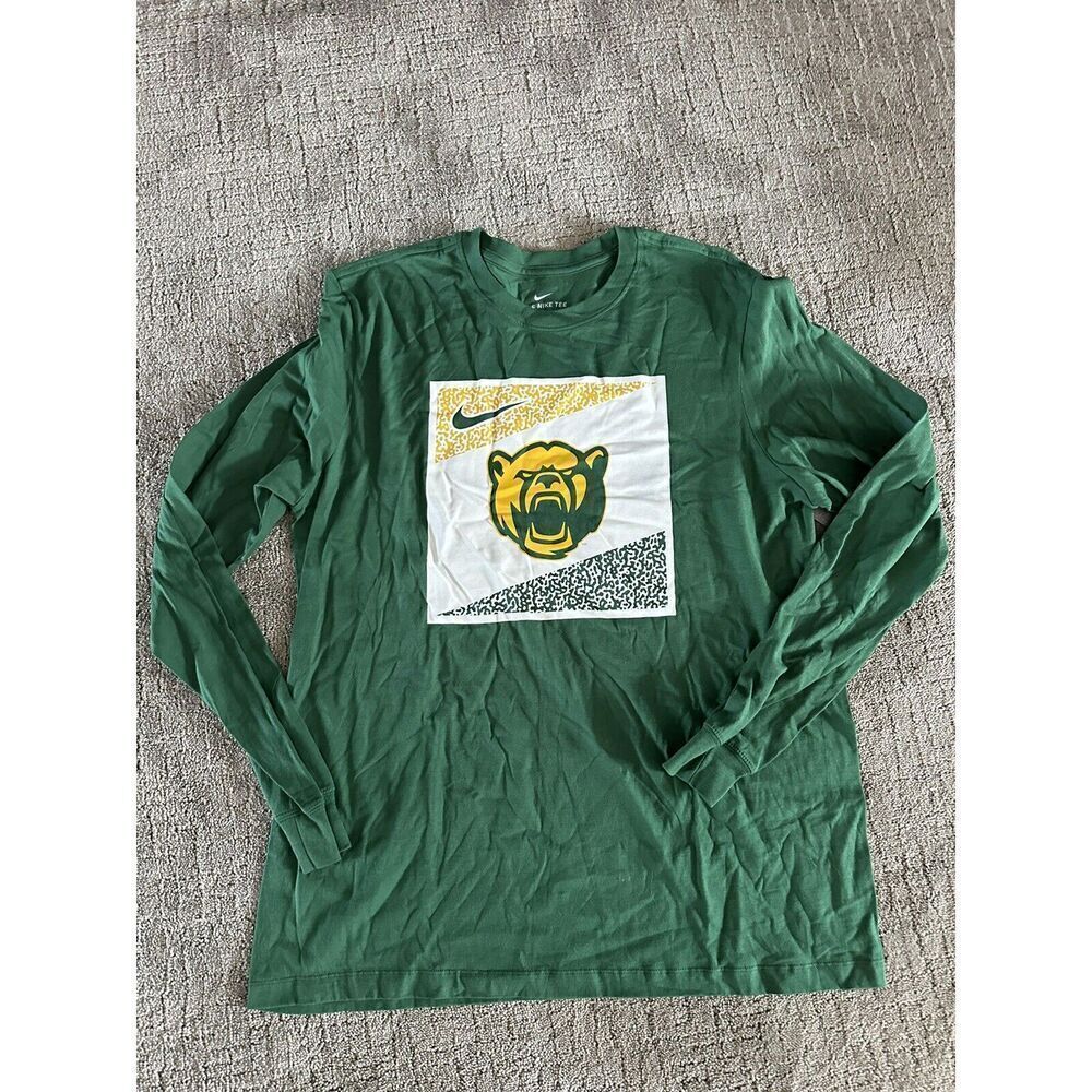 NWT Men's Nike Dri-fit Long Sleeve Shirt - Baylor Bears - Large